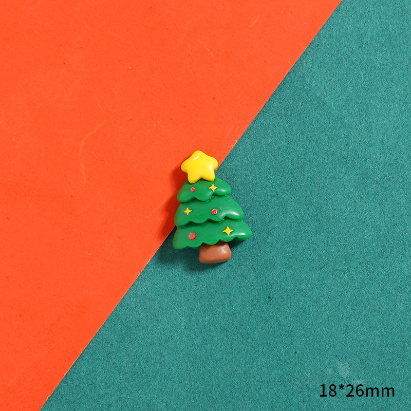 Cartoon Christmas Series Resin Cream Glue Jewelry Accessories