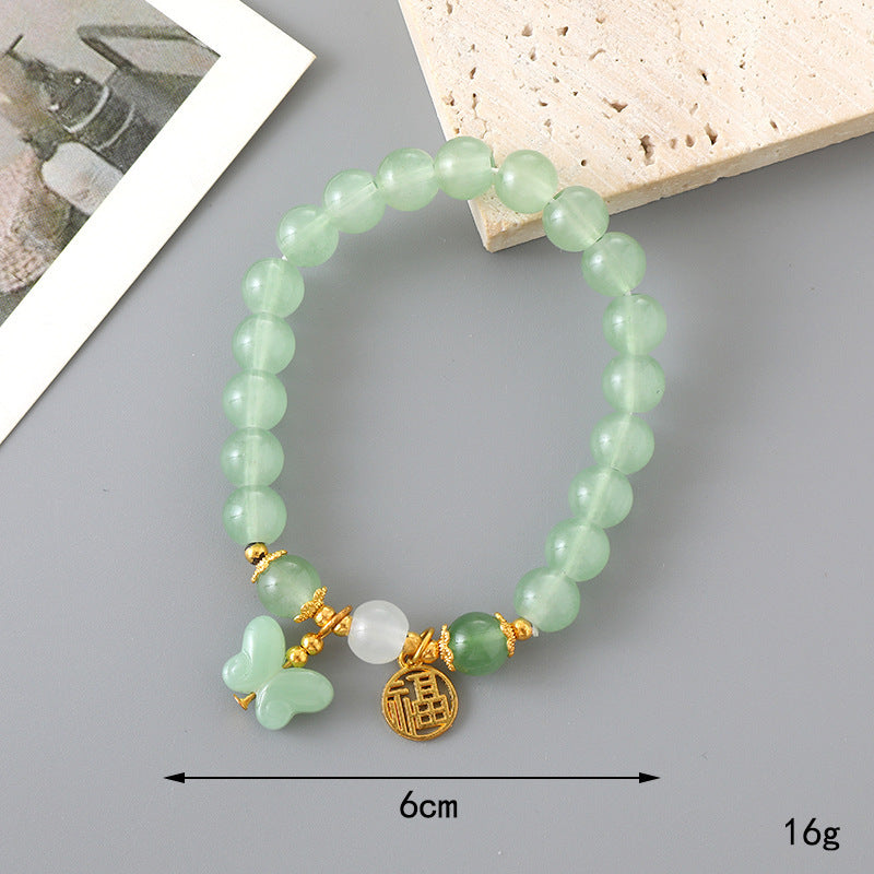 Graceful Crystal Super Moonstone Couple Girlfriends Bracelet