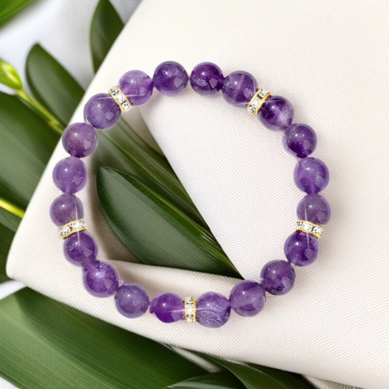 Natural Amethyst Light Luxury Girlfriend Gifts High-grade Bracelets