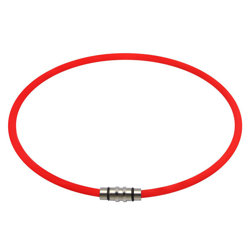 Women's & Men's Anion Collar Energy Balance Magnetic Snap Outdoor Necklaces