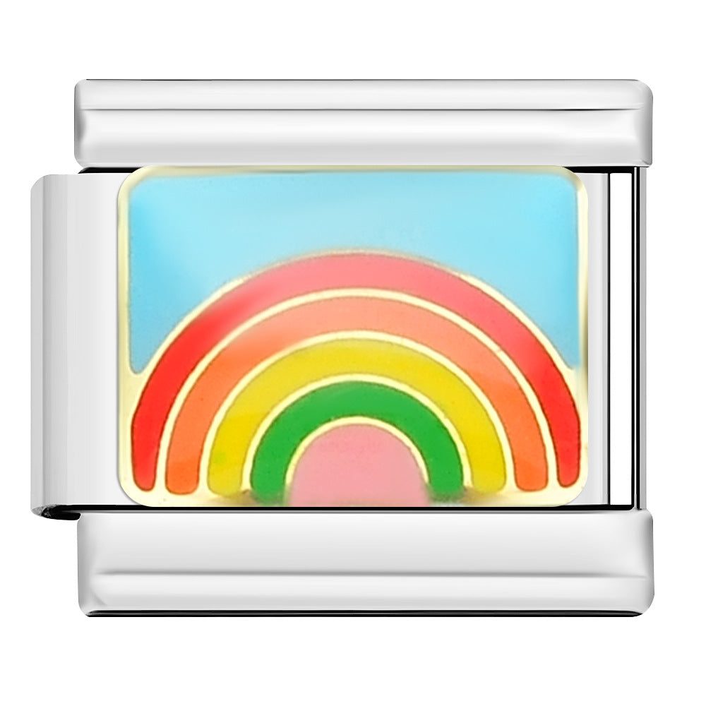Module Love Rainbow Pattern Can Be Random Bracelet