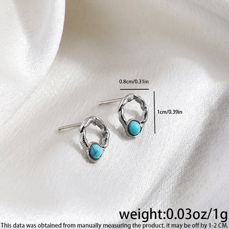 High-grade Fashionable Versatile Micro Diamond Butterfly Earrings