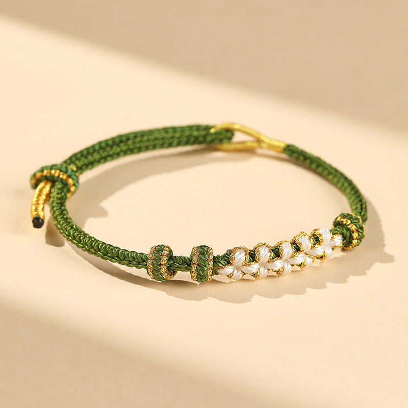 Festival Beads Threading Wear Gold Lucky Bracelets