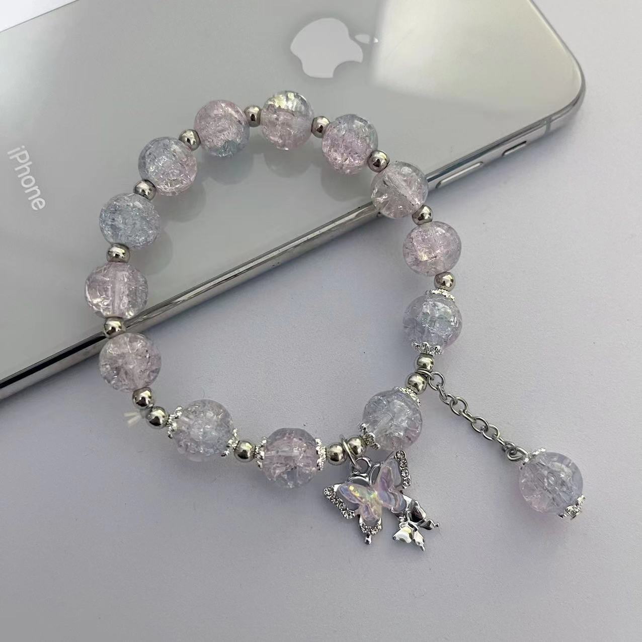 Women's Broken Beads Design Mori Style Sweet Colored Bracelet