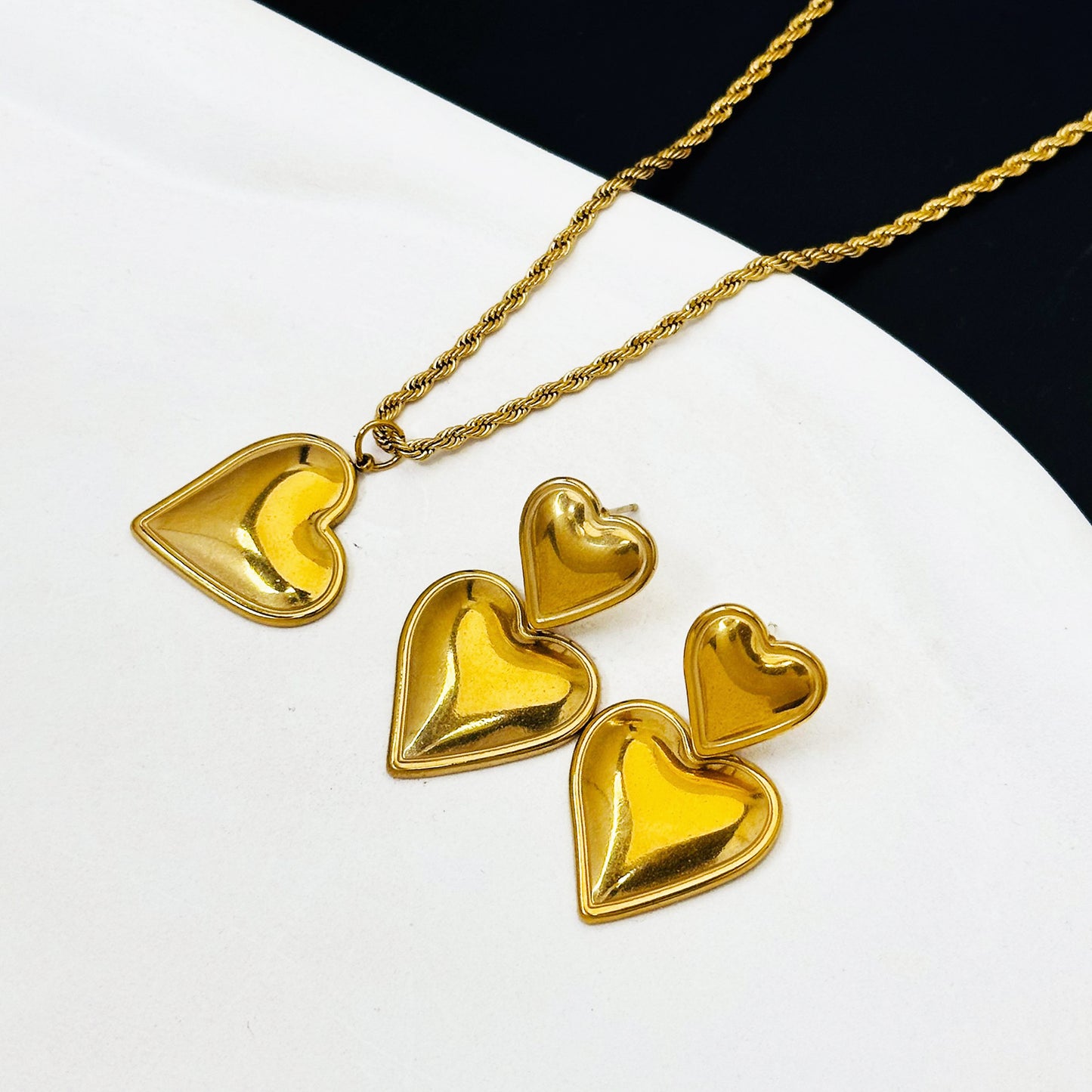 Light Luxury Advanced Sensitive Surface Handmade Love Heart Rings