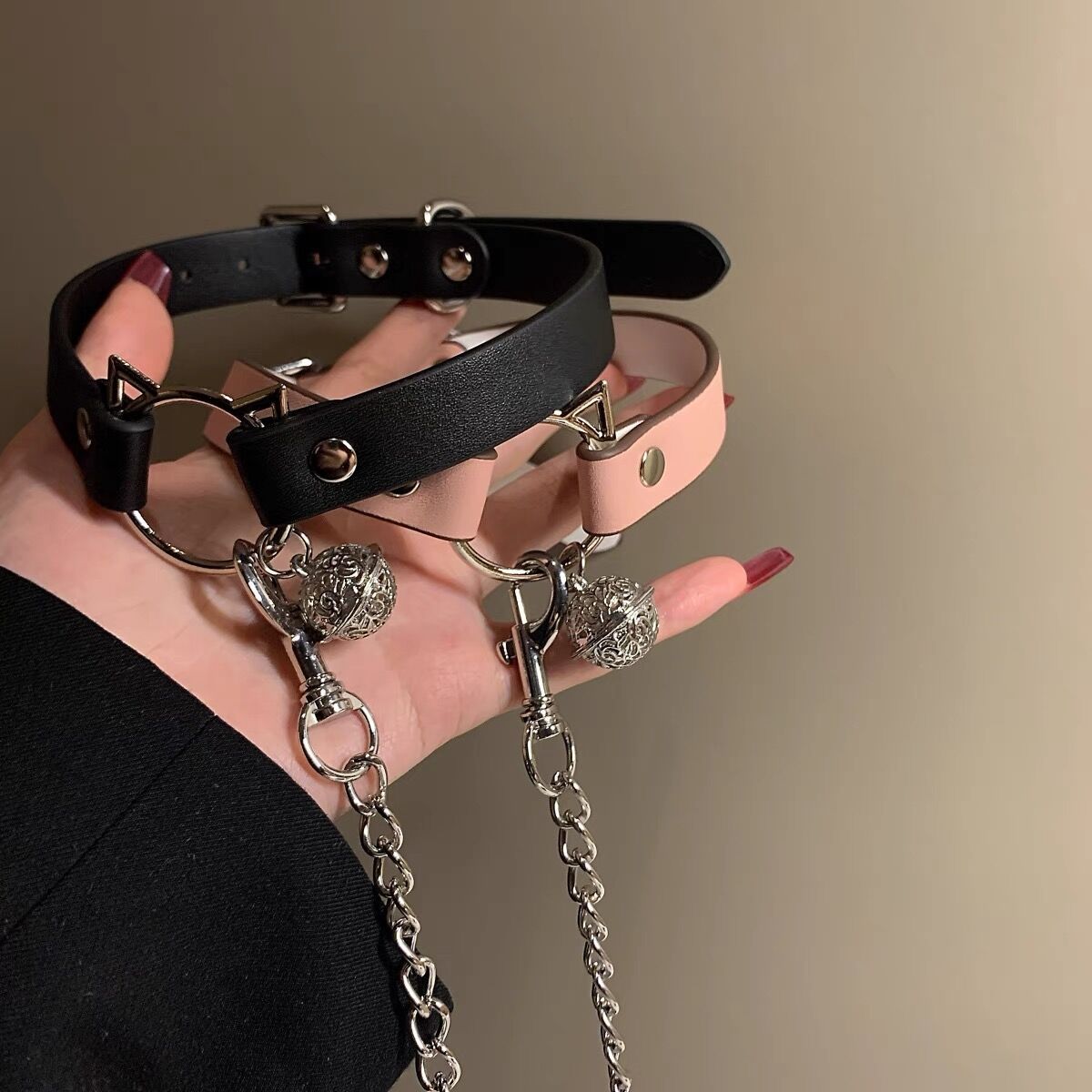 Women's Cat Bell Neck Band Chain Clavicle Necklaces