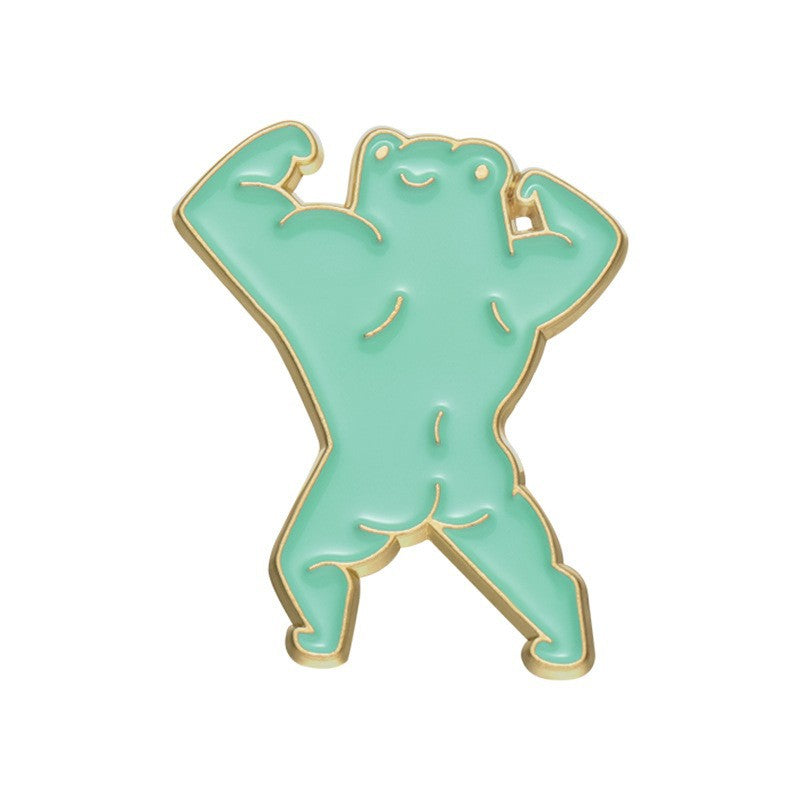 Cartoon Frog Series Brooch Cute Personality Little Brooches