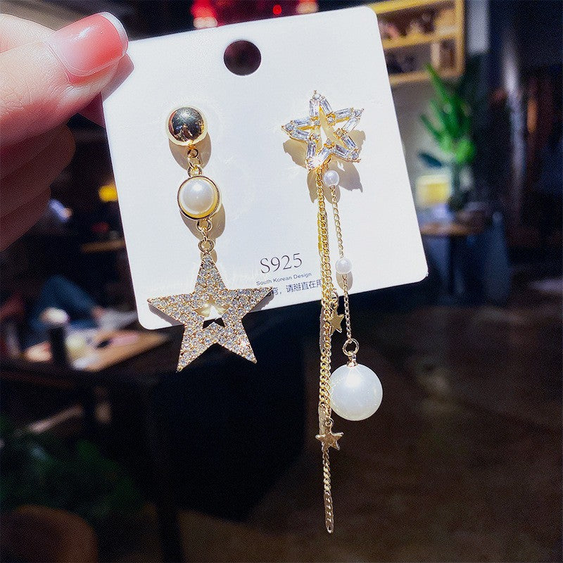 Needle Korean Style Light Luxury Exaggerated Geometric Earrings