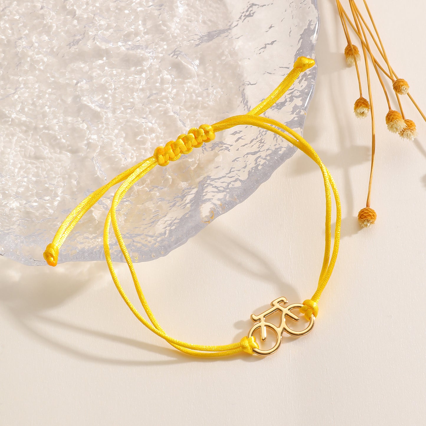 Carrying Strap Simple Copper Bicycle Hand Woven Bracelets