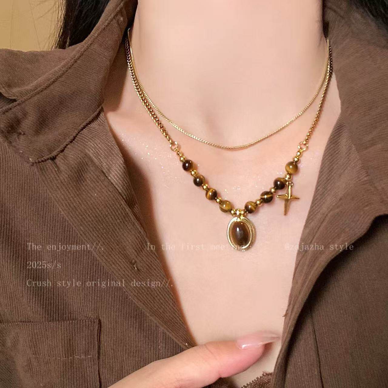 Women's Wind Clavicle Chain Design Love High-grade Necklace