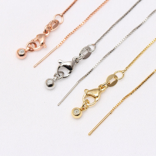 Color Protection Chain Universal Adjustable Box Necklaces