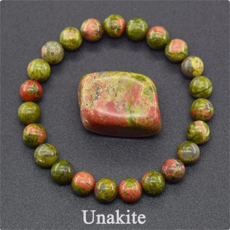 Red Green Treasure Amethyst Sunstone Lapis Lazuli Tiger Eye Handmade Bracelets