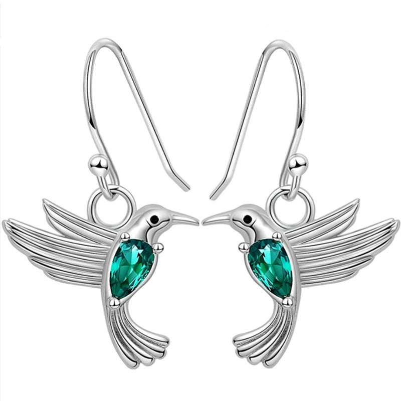 Wild Micro Inlaid Zircon Ear Hook Earrings