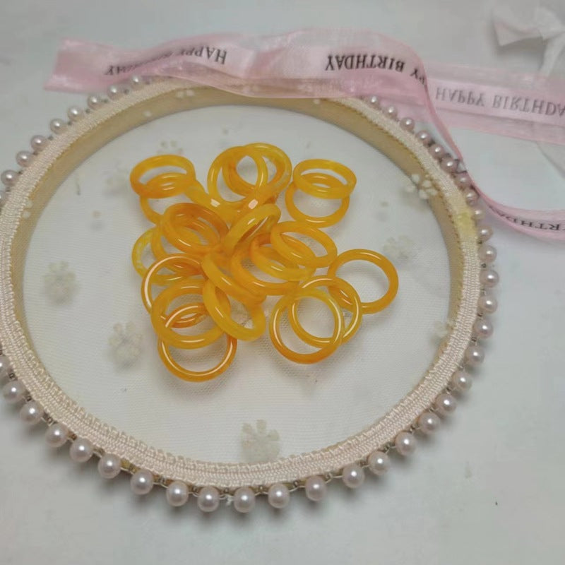 Female Single Material Sticky Accessory International Trade City Ring