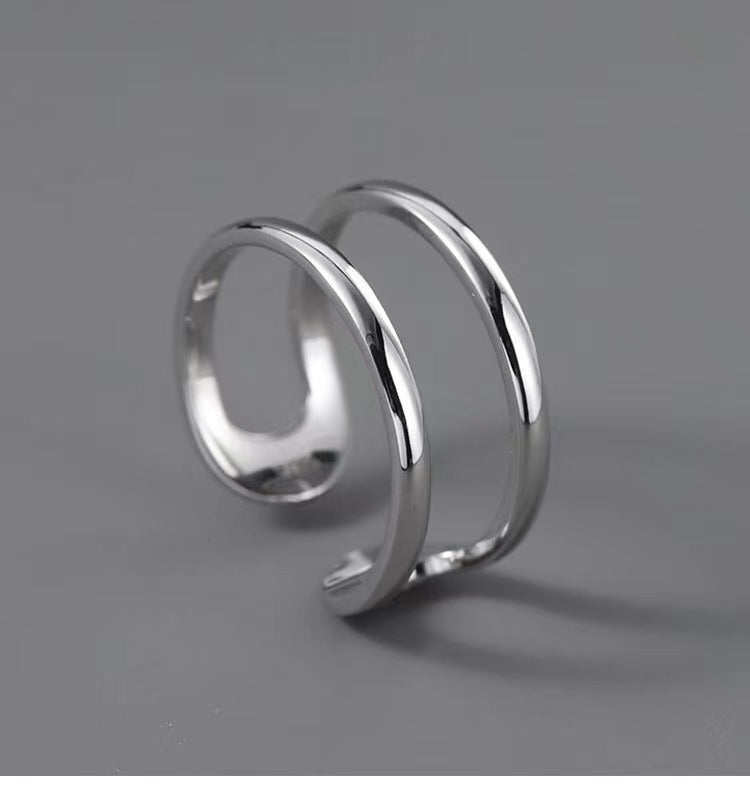Polished Index Finger Fashionable Versatile Light Luxury Minority Rings