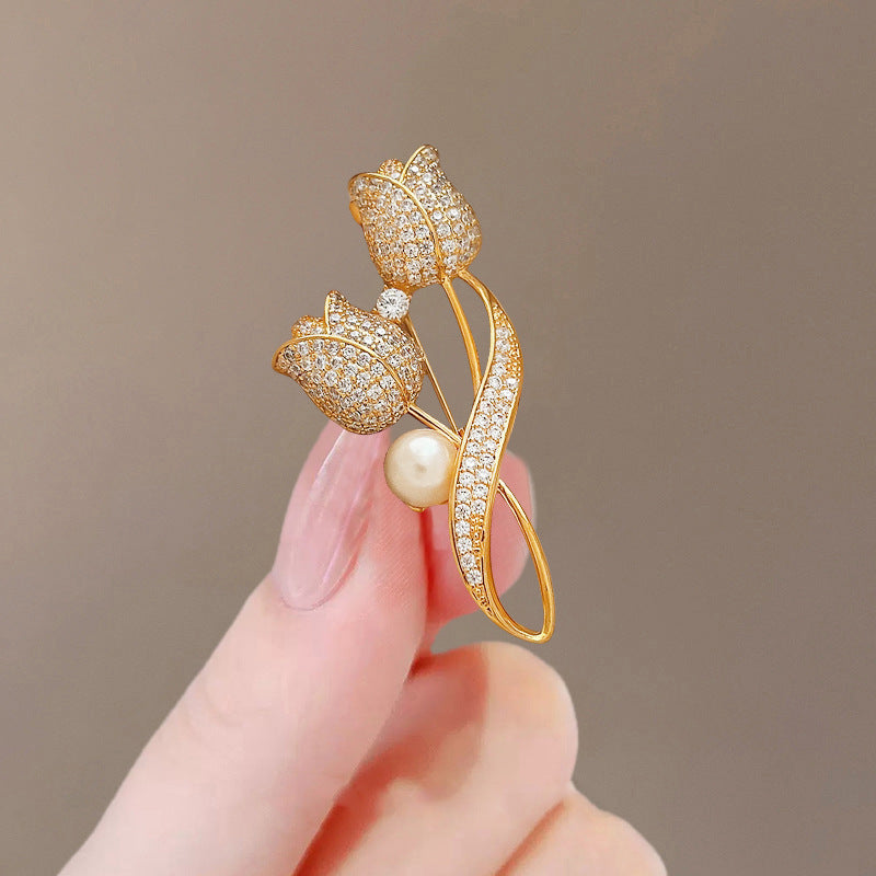 Butterfly Brooch High-grade Pin Exquisite Tassel Brooches