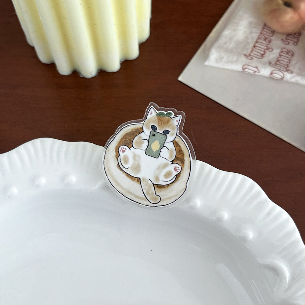 Brooch Kitten Cute Cartoon Pin Acrylic Brooches