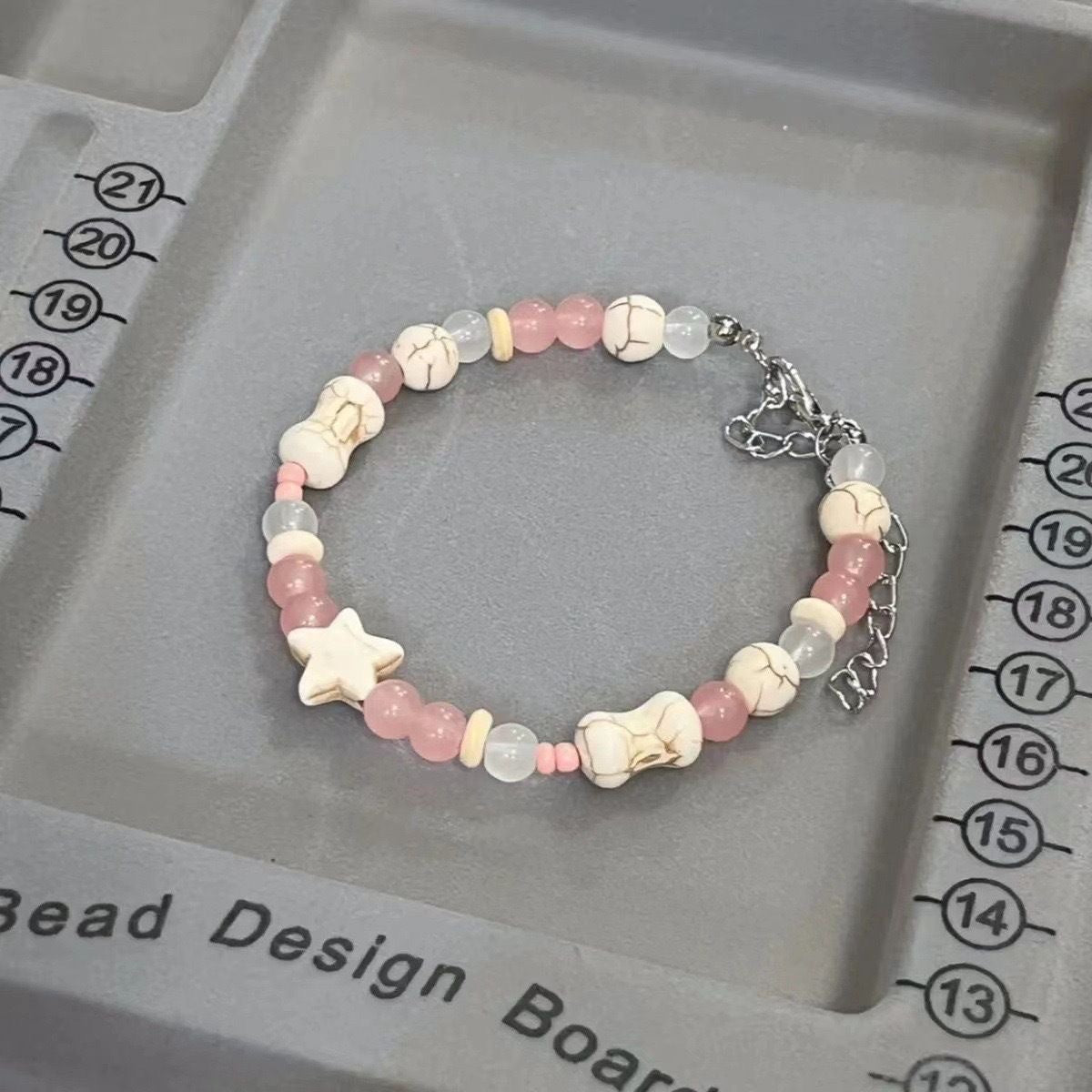Style Hot Flower Glass Beaded Butterfly Female Fashion For Bracelet