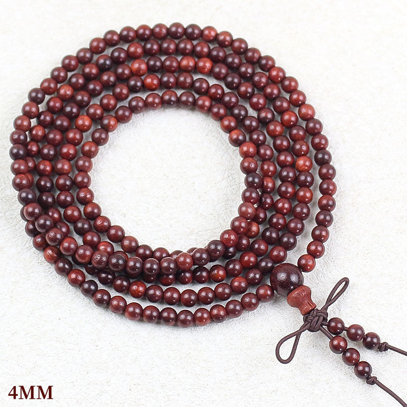 Women's & Men's Red Sandalwood Zambia Rosewood Beads Crafts Like Bracelet