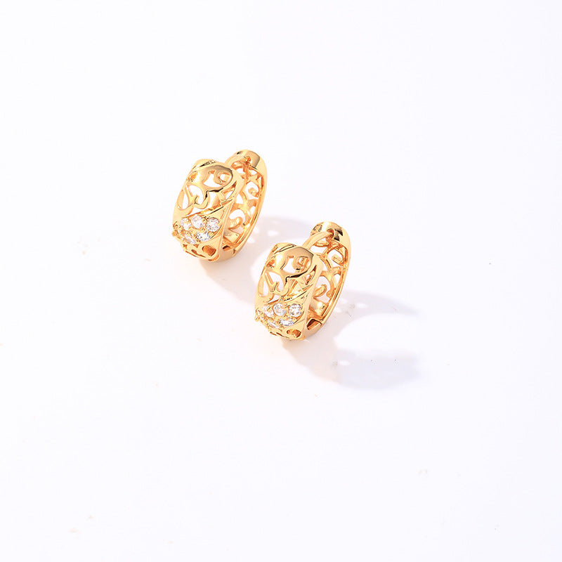 Women's Zircon Jewelry Summer Niche Simple Ladies Ear Rings