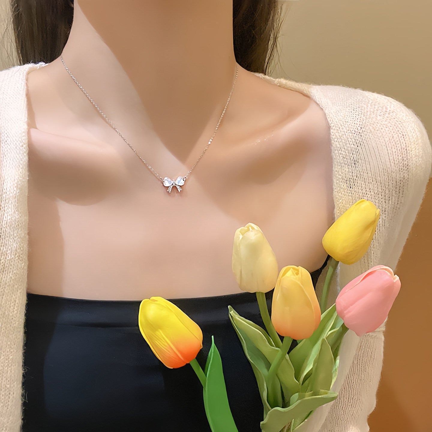 Women's Wind Clavicle Chain Design Love High-grade Necklace