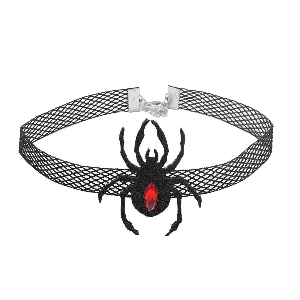 Halloween Fashion Spider Bat Personalized Clavicle Chain Gothic Collar