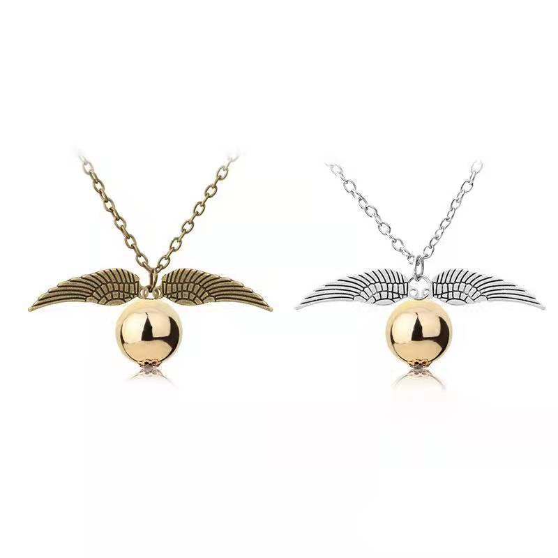 Elegant Peripheral Harry Potter Golden Snitch Necklaces