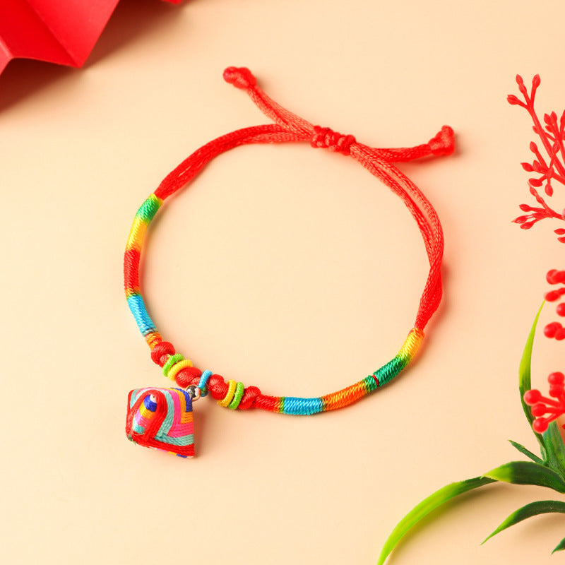 Children's Hundred Dragon Boat Festival Colorful Braided Rope Batches Of Goods Bracelets