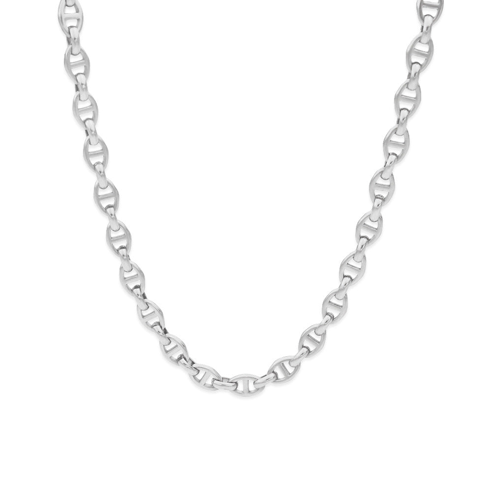 Pig Nose Titanium Steel Chain Hip Hop Jewelry Set