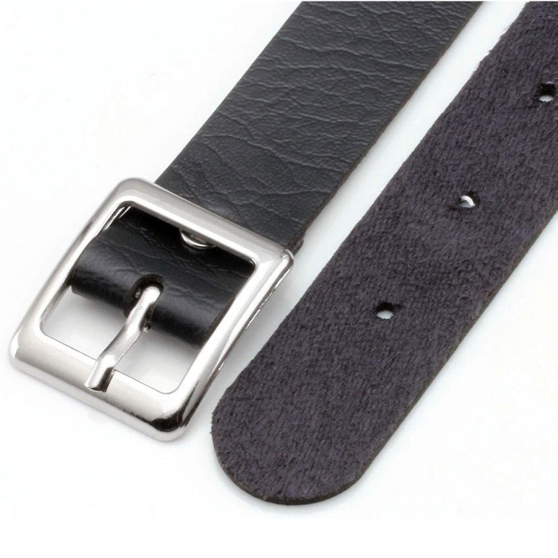 Punk Simple Leather Rock Trend Female Collar