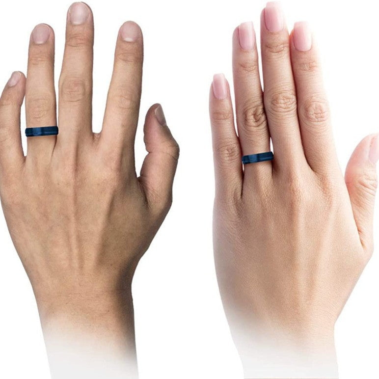 Fashion Xi Rose Gold Stainless Steel Ring