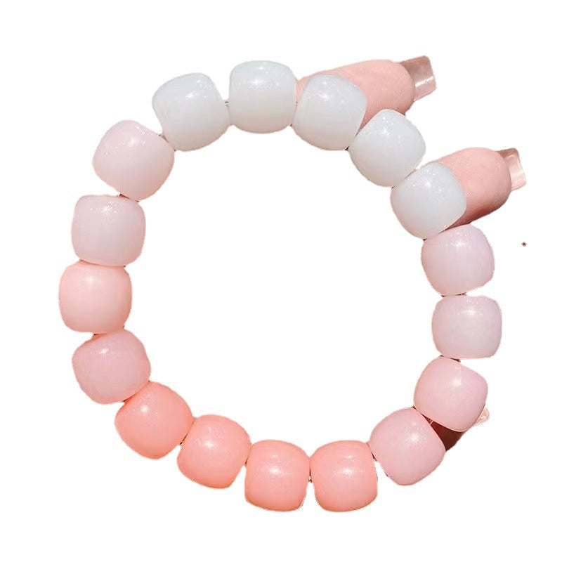 Luminous Imitation Bodhi Gradient Color Hand Toy Pliable Temperament Bracelets