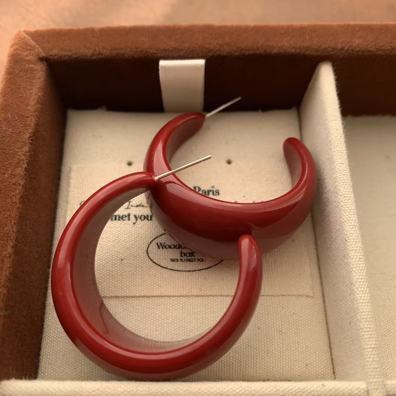 Artsy Semicircle Elegant Wild Candy Color Personalized Earrings
