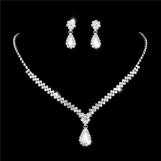 Women's Shawl Shiny Light Luxury High-grade Full Rhinestone Necklaces