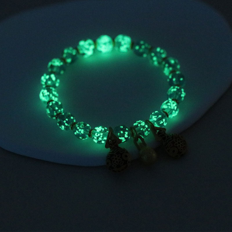 Female Fragrant Gray Colored Glaze Chinese Style Bracelet