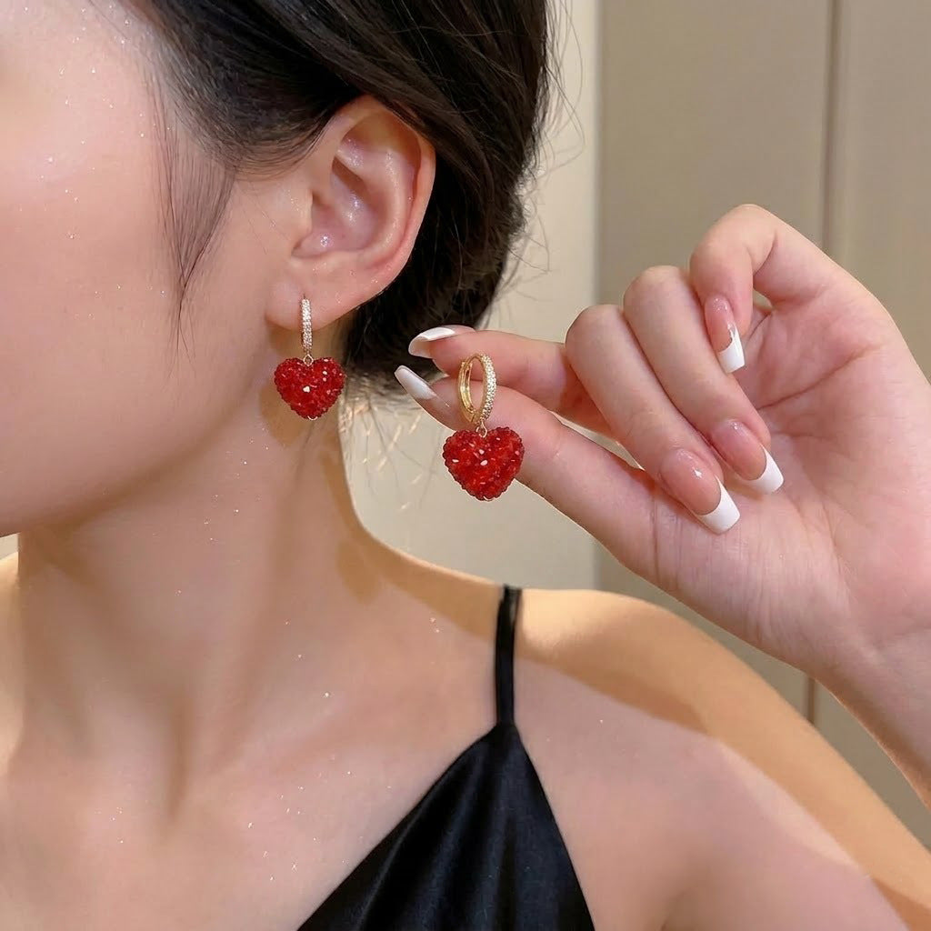 Female Style Fashion Temperamental Minority Design Simple Flower Earrings