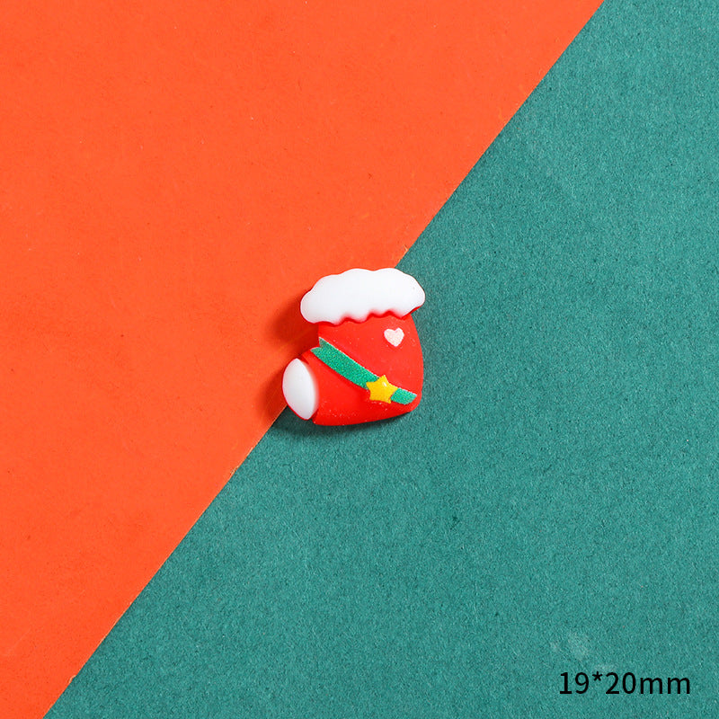 Cartoon Christmas Series Resin Cream Glue Jewelry Accessories