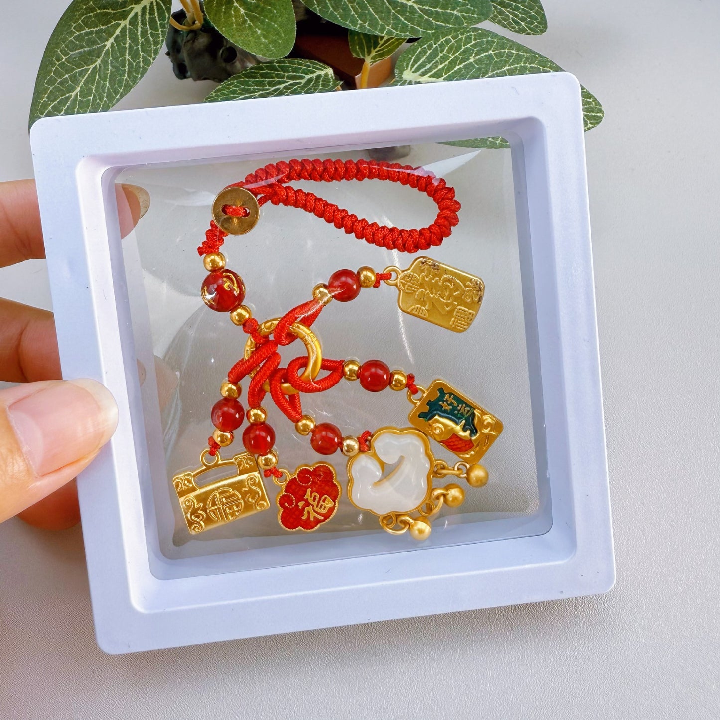 Copper Couple National Fashion Enamel Dripping Oil Hanging Ornaments