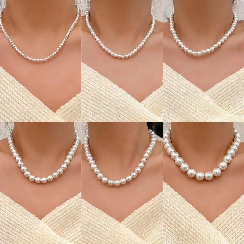 Classic Style Versatile Basic High-quality Glass Necklaces