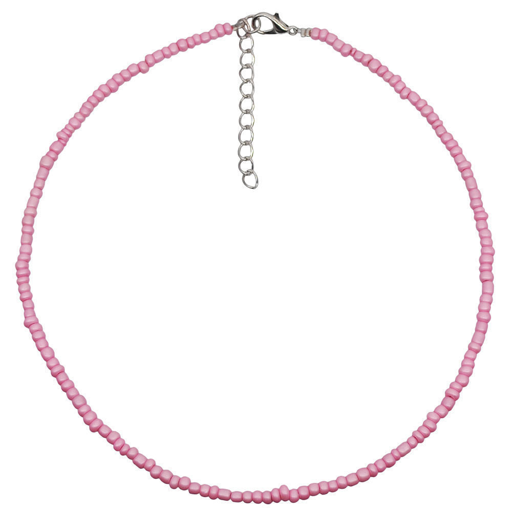Women's Clavicle Chain Sweet Personalized Color Bead Handmade Beaded Necklaces