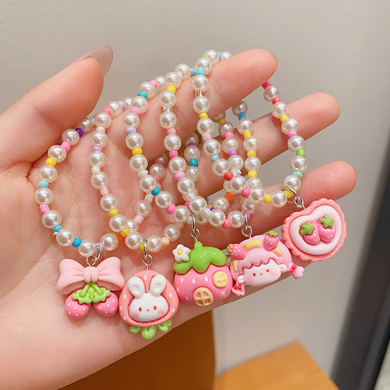 Women's Cartoon Little Good-looking Beaded Suit Cute Bracelets