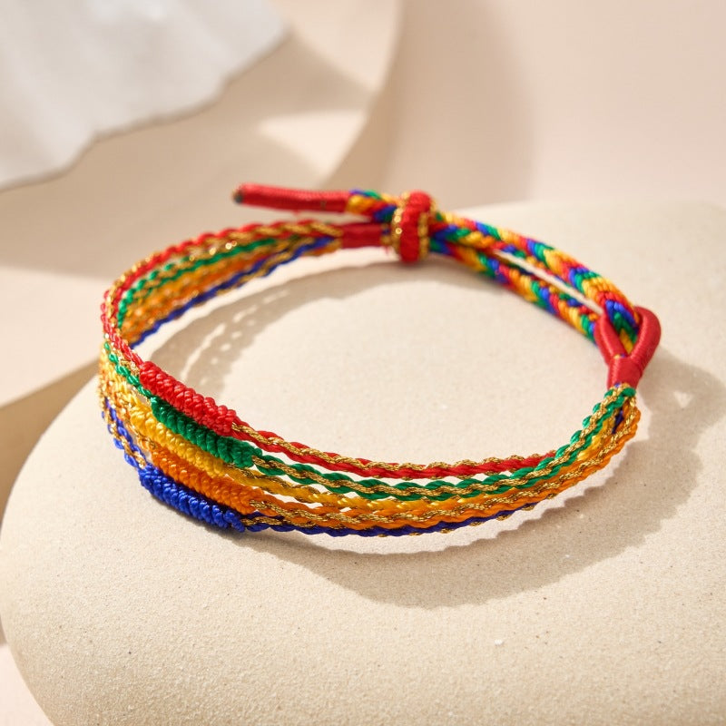 Hand-woven Line Carrying Strap Dragon Boat Festival Adult May Bracelet