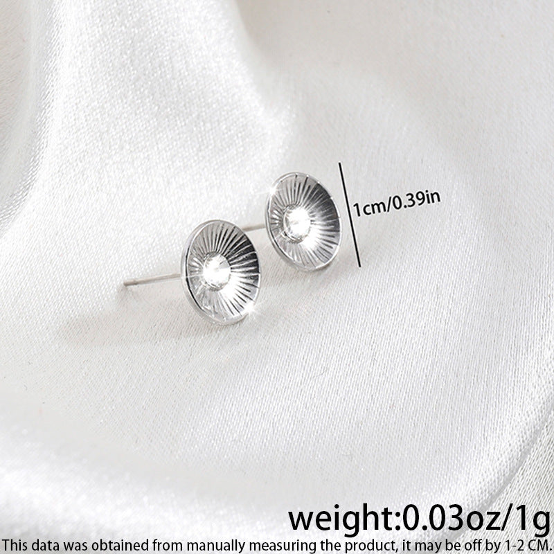 High-grade Fashionable Versatile Micro Diamond Butterfly Earrings