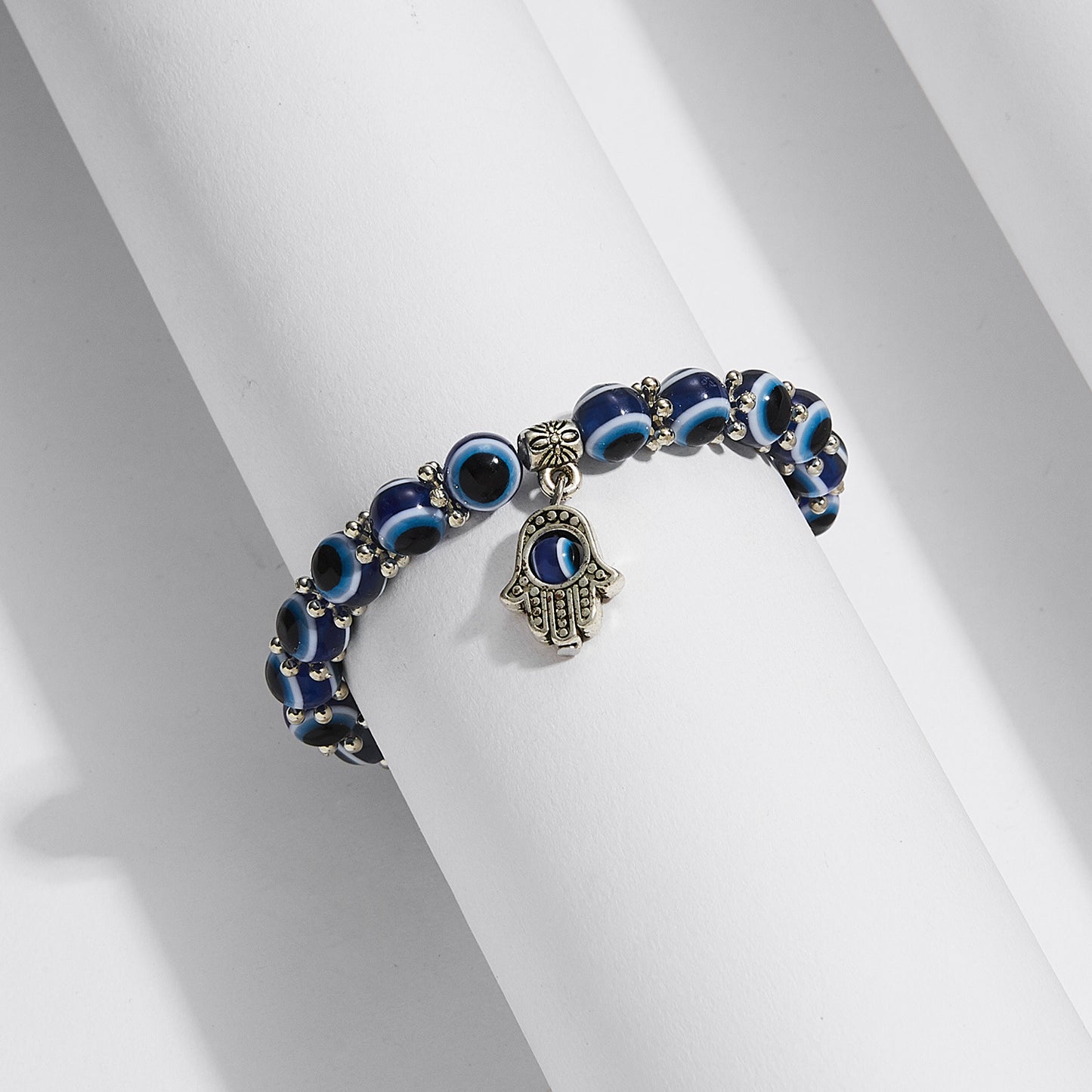 Blue Eyes Hand Of Fatima Turkish Bracelets