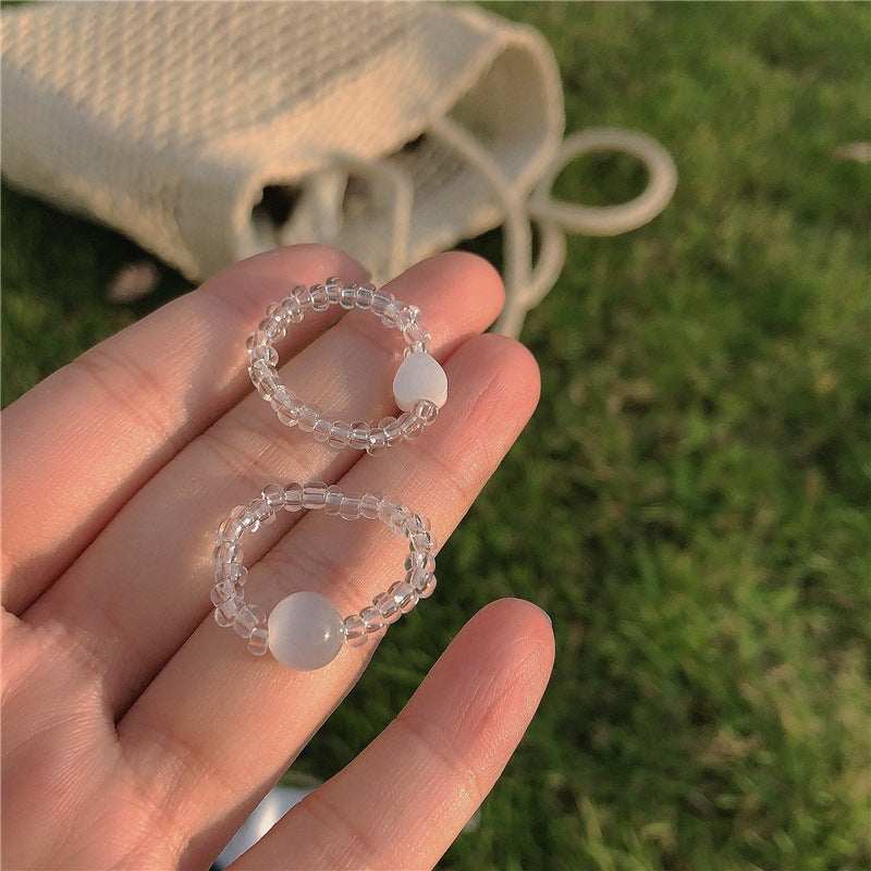 Index Finger Beaded Elastic Adjustable Niche Design Luxury Bracelets