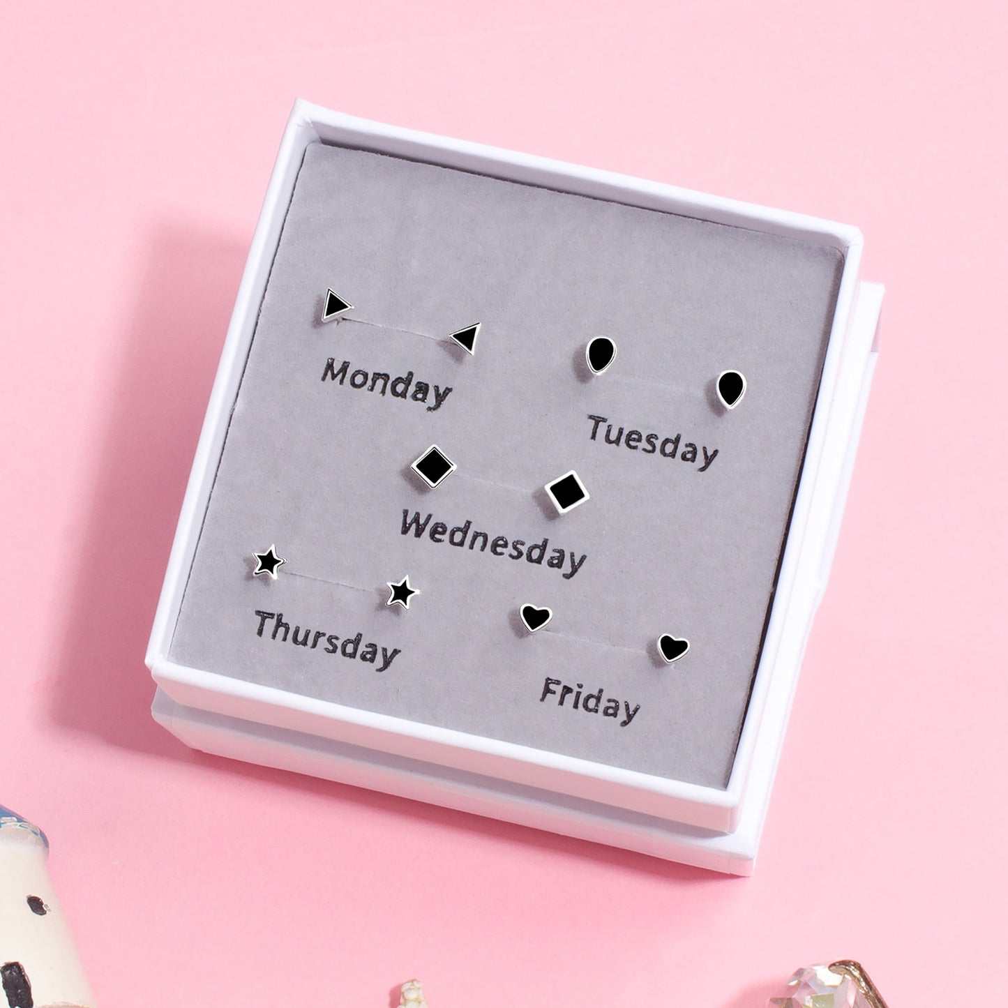 For Week Wearing Birthdays Valentine's Days Earrings