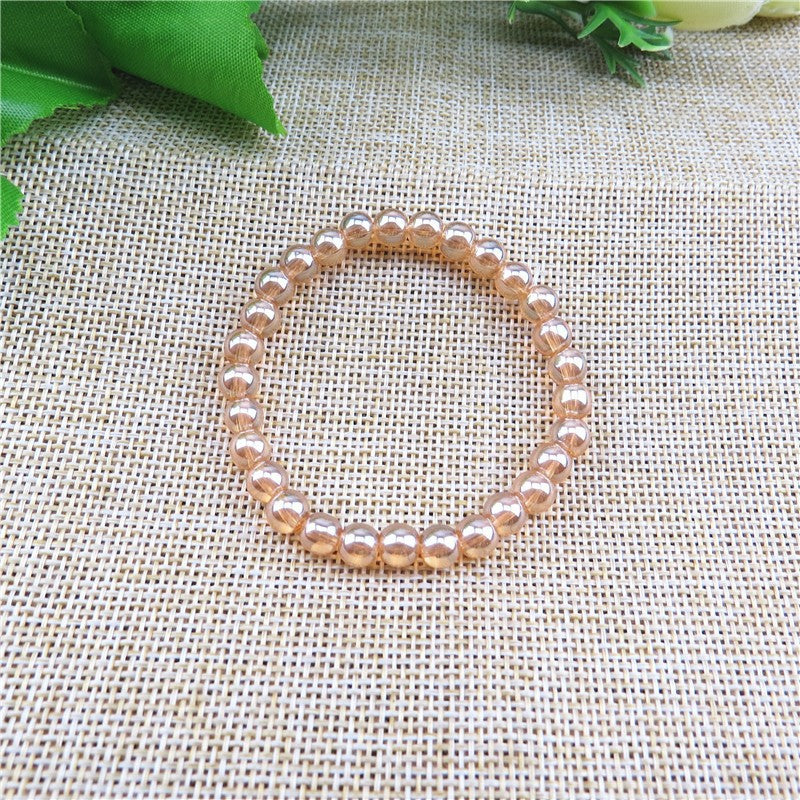 Micro Glass Bead Beads Scratch Stall Amber Bracelets
