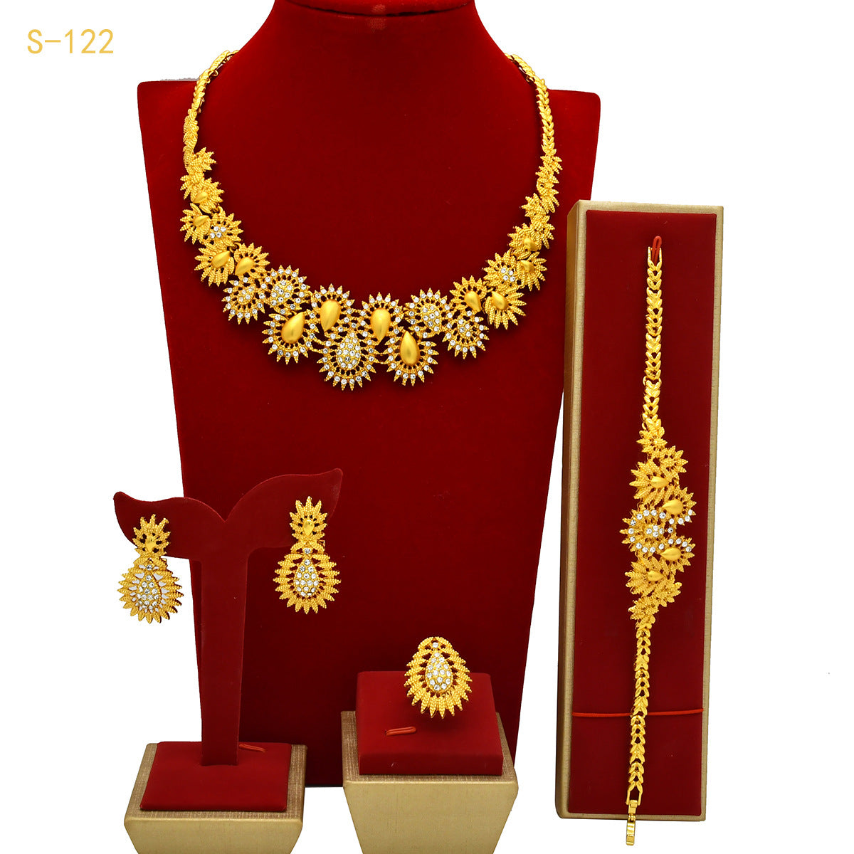Comfortable Fashion Creative Enid Bridal Source Jewelry Set