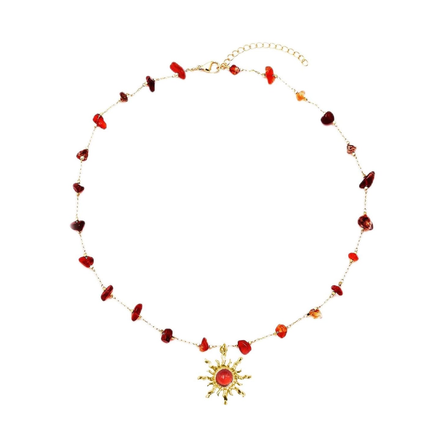Women's Chain Gem Sunflower Creative Light Luxury Necklace
