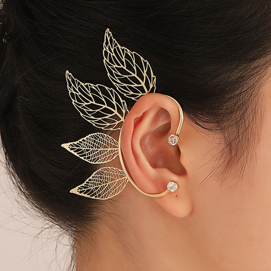Leaves Ear Hanging Female Mori Style Summer Earrings